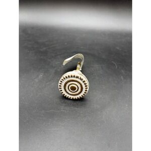 Darice Metal Round Knob Distressed White Gold Decorative Drawer Pull 2in 694